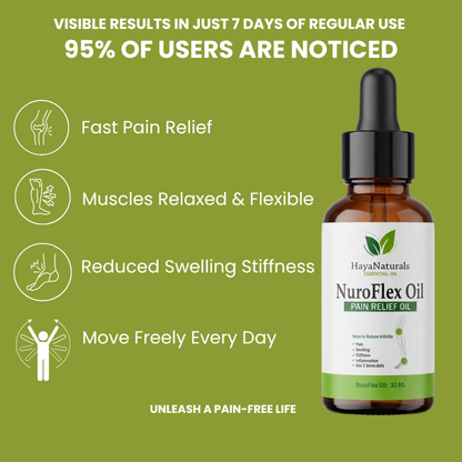 NuroFlex Oil - Pakistan’s No.1 Pain Relief Oil (+ Get FREE Crepe Bandage)
