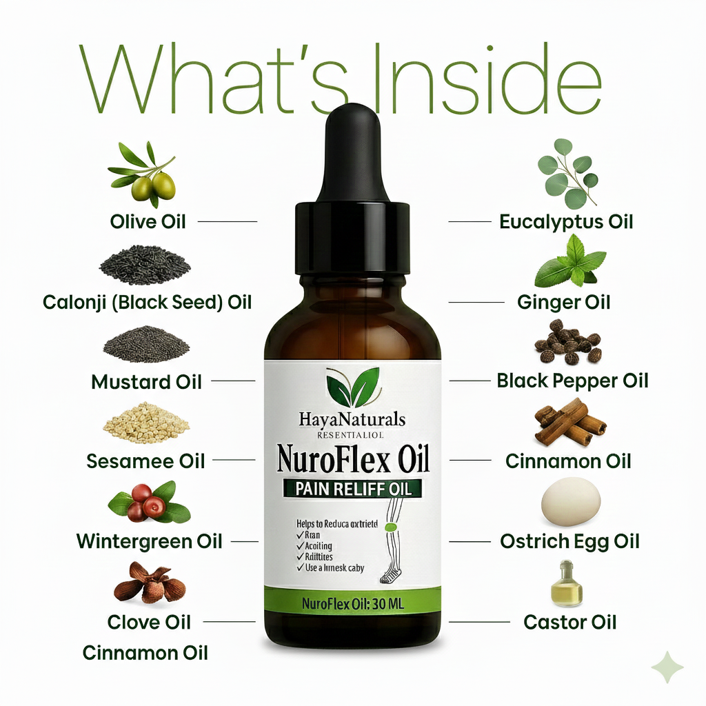 NuroFlex Oil - Pakistan’s No.1 Pain Relief Oil (+ Get FREE Crepe Bandage)